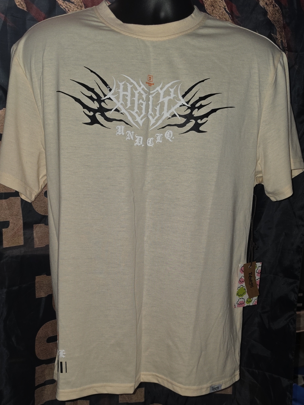 Undead Tribal Graphic Tee - Beige